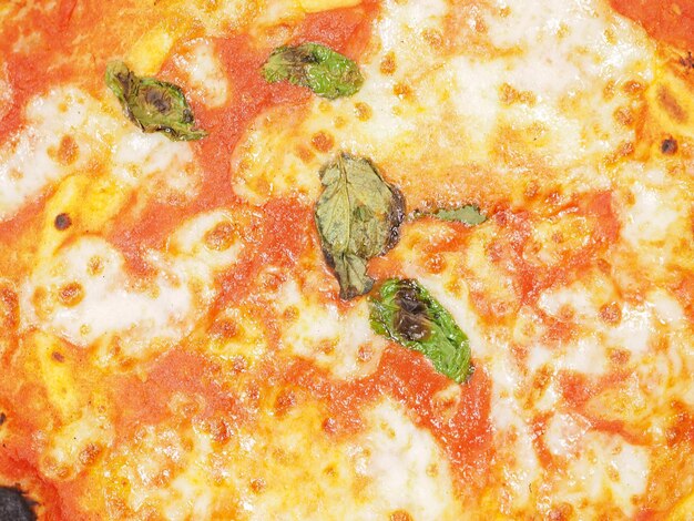 Margherita pizza background