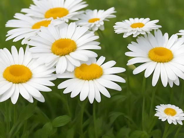Marguerite Daisy Beautiful flowers image AI Generated