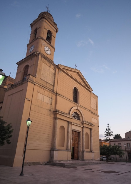 Photo maria vergine assunta church in selargius