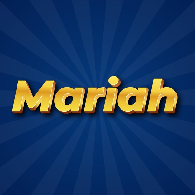 Mariah text effect gold jpg attractive background card photo