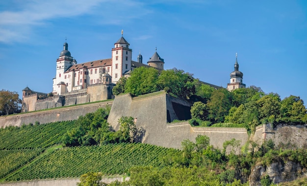 Photo marienberg fortress in wuerzburg