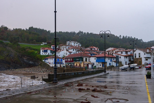 Mariene landschappen van de kust van Asturië.