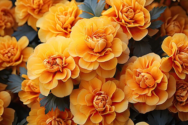 marigolds traditional flowers for the Day of the Dead mexican festival