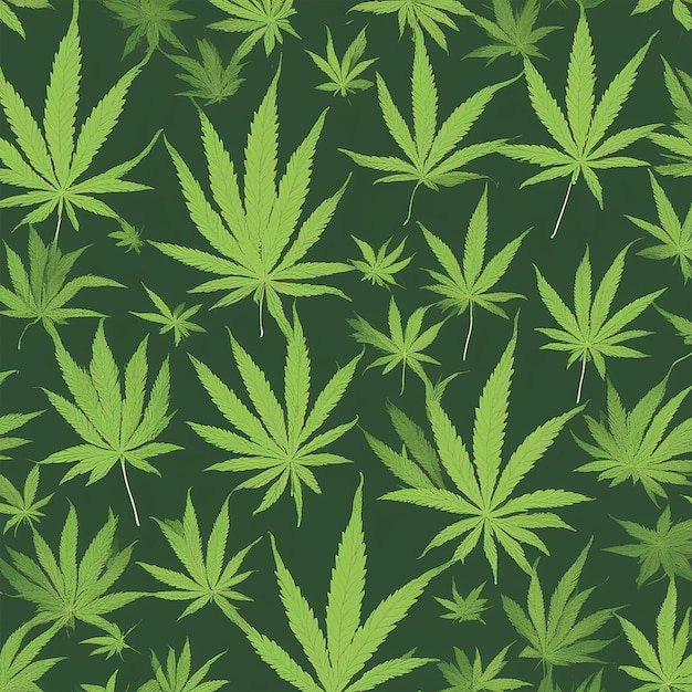 marihuana vectorillustraties