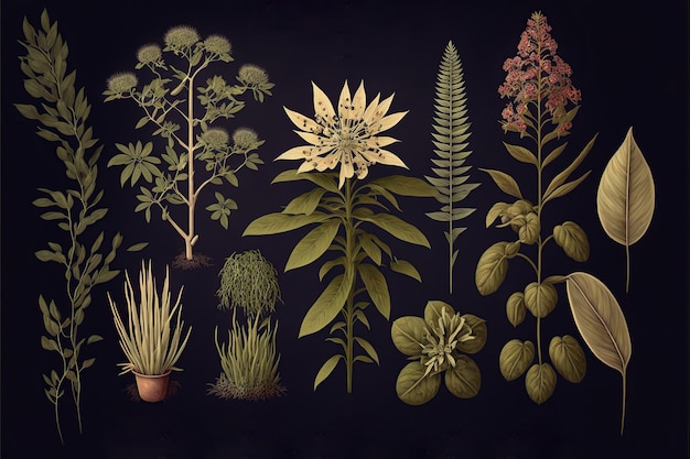 Photo marijuana medical choice generative ai illustration