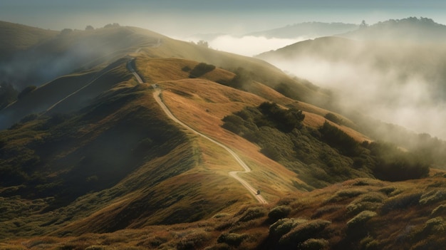 Marin Headlands Гиперреалистичная текстово-изображенная подсказка