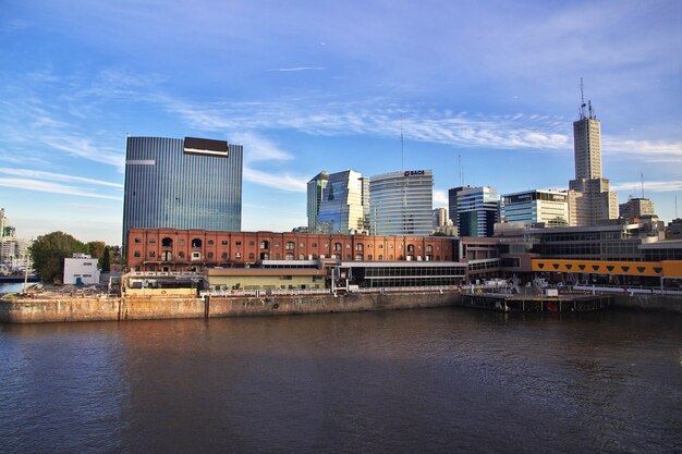 The marina in Buenos Aires, Argentina