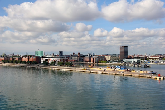 Marina in Copenhagen city, Denmark