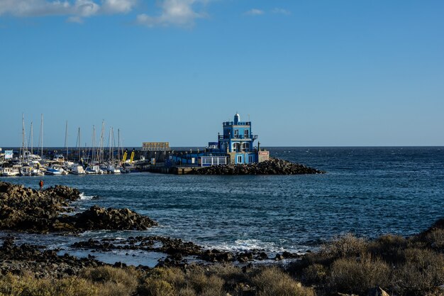 Marina del Sur bij Las Galletas, Tenerife Spanje