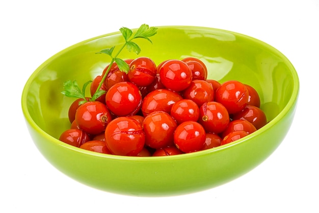 Marinated cherry tomato