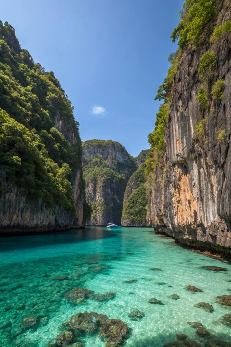 塩水と砂の海景の海の背景