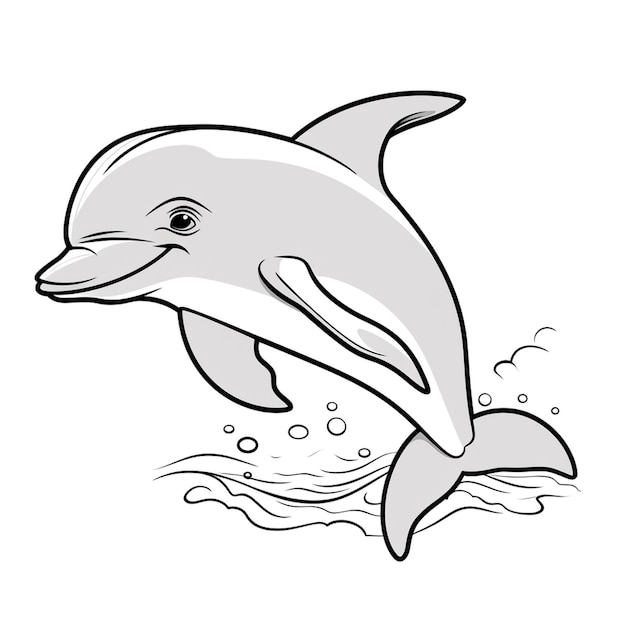 Photo marine life coloring page