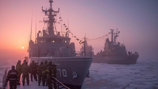 Photo marine research taking place