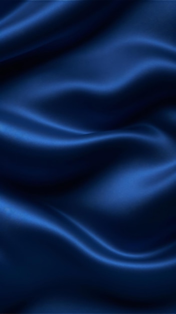 Marineblauw zijdesatijn Donkere elegante luxe abstracte achtergrond