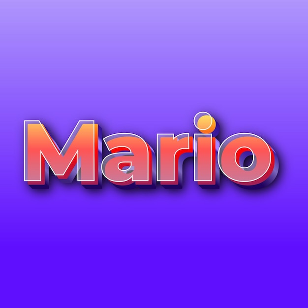 MarioText 효과 JPG 그라데이션 보라색 배경 카드 사진
