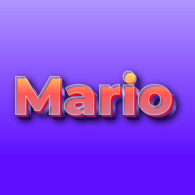 MarioText effect JPG gradient purple background card photo