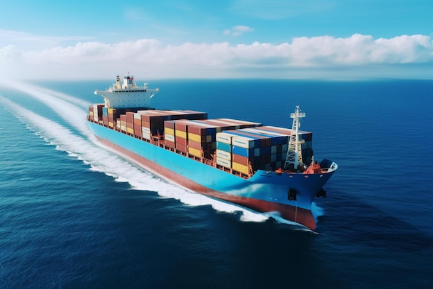 maritime freight container ship shipping