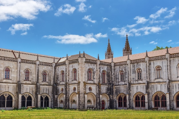 写真 海事博物館、中庭、歴史的建造物。ジェロニモス。リスボン