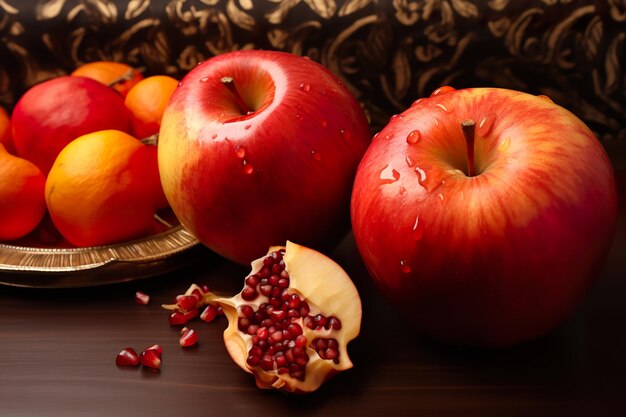 Premium AI Image  Mark the Jewish New Year with our Rosh Hashanah celebration, a time of 