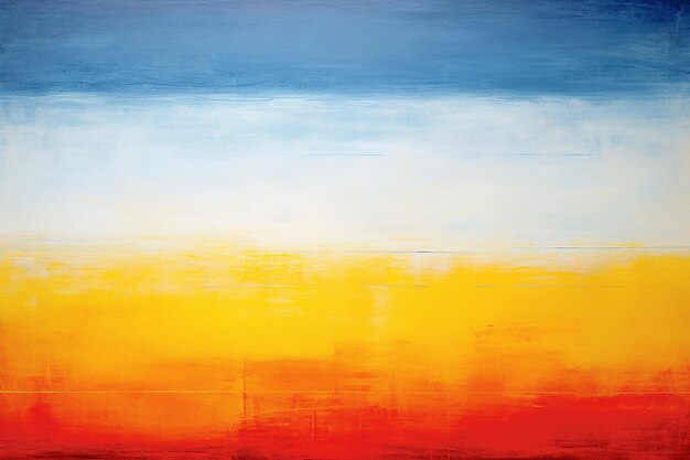 Mark rothko blue white yellow red art