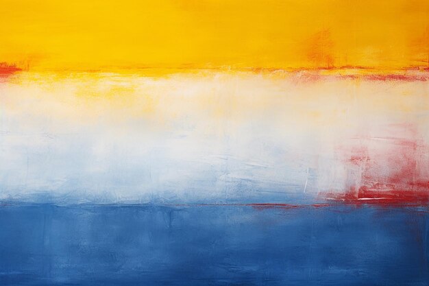 Photo mark rothko's blue white yellow red art