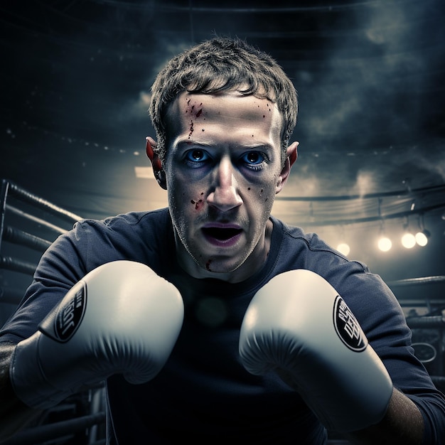 Mark Zuckerberg vecht tegen MMA aan een ring