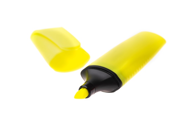 Marker highlighter pen isolated 