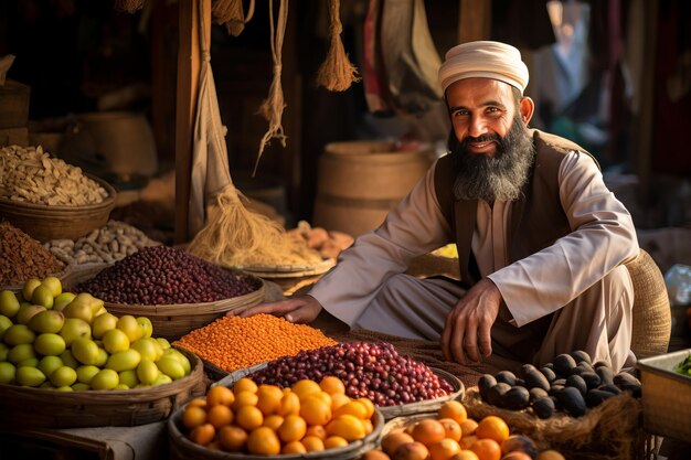 Foto il mercato maven frutta e grano eccezionali disponibili per tutti ar 32