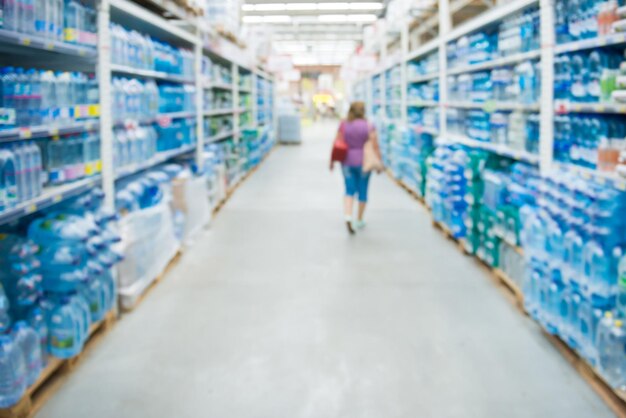 Market shop and supermarket interior