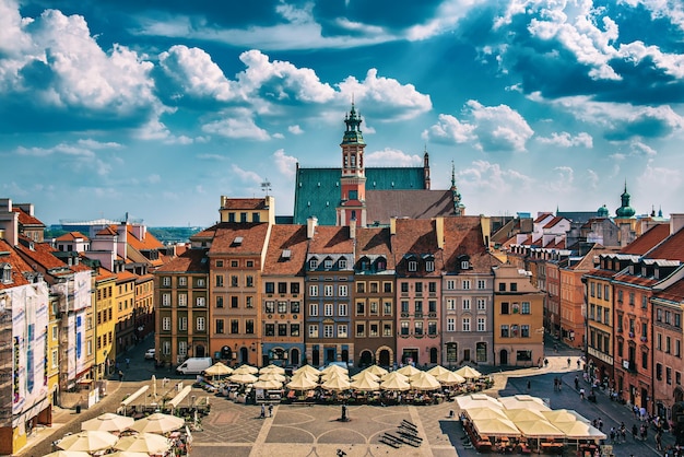 Market square in Warsaw