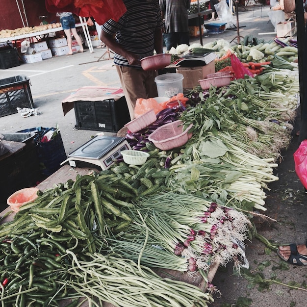 Foto stalla di mercato in vendita