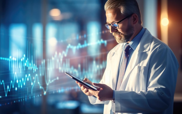 노트북을 사용하는 의료 사업의 시장 경향과 의료 검사