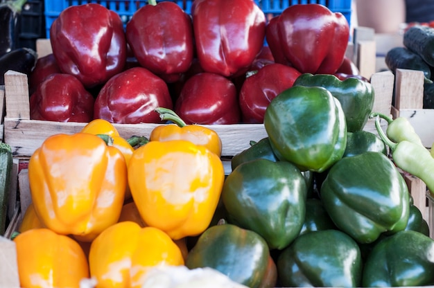 At the market