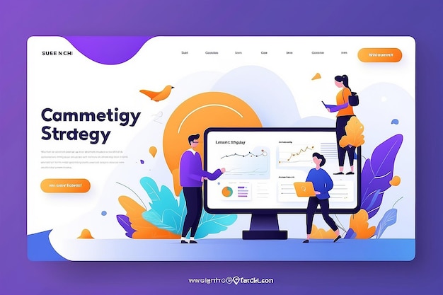 Marketing strategy landing page