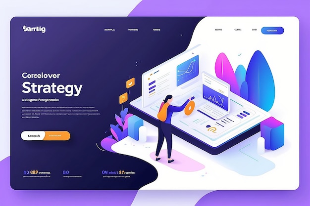 Marketing strategy landing page