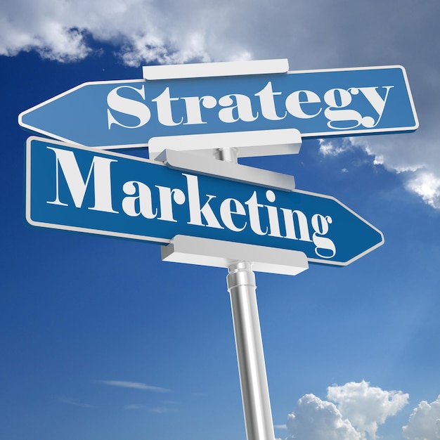 Marketing and strategy signs