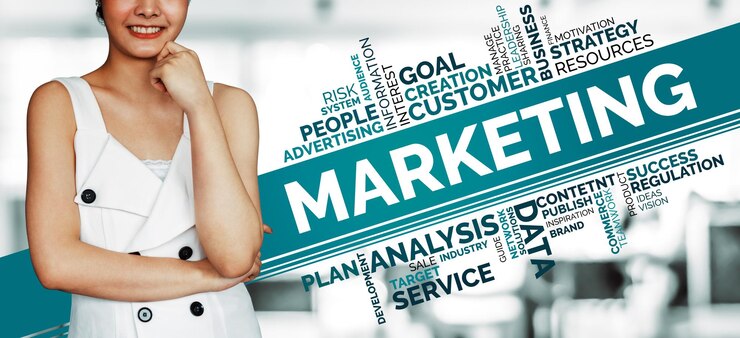 Foto marketing van digitaal technologie bedrijfsconcept uds