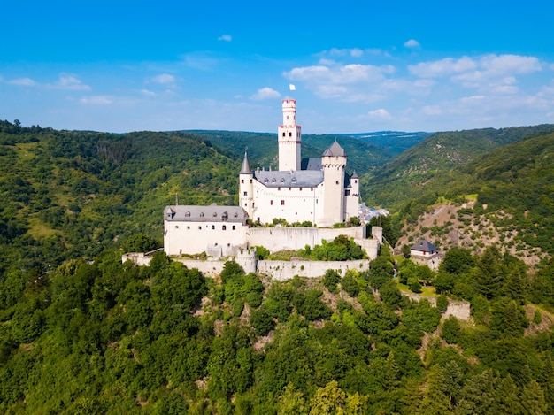 Marksburg old castle in Germany