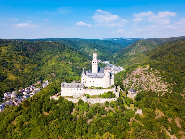 Marksburg old castle in Germany