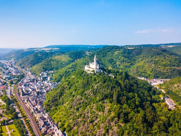 Il vecchio castello di marksburg in germania