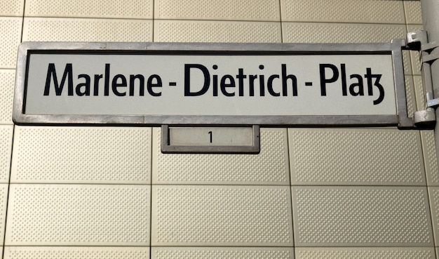 Photo marlene dietrich platz berlin