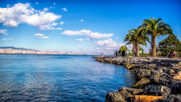 Marmara Sea in Buyukada island istanbul turkey