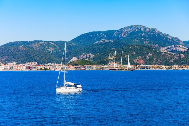 Marmaris city view in Turkey