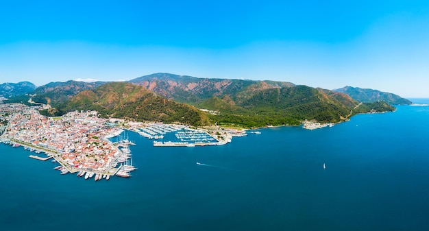 Marmaris city view in Turkey