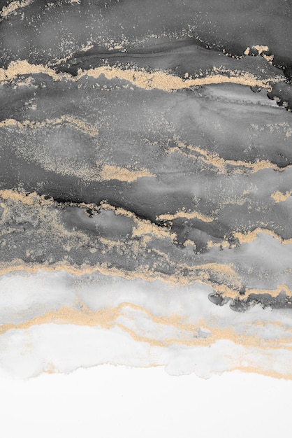 Marmer inkt abstracte kunst van nauwkeurige originele schilderij abstracte achtergrond