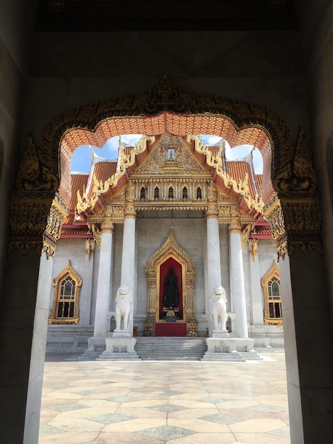 Marmeren tempel in Bangkok, Thailand