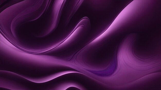 Фото Коричневые и фиолетовые 3d волны абстрактный фон