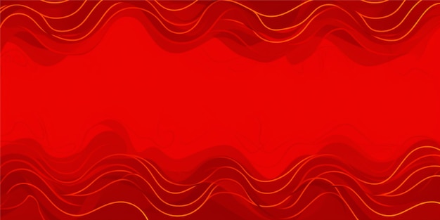 Фото Коричневые волны динамический красный фон иллюстрация