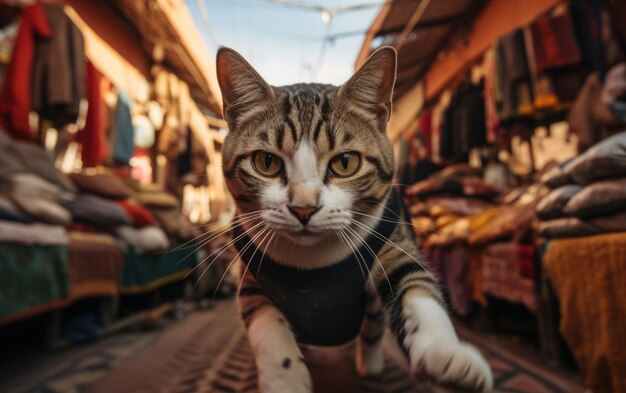 Marrakech Marketplace A Kitty's Adventure