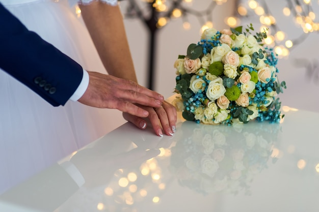 Concetto di matrimonio. celebrazione del matrimonio